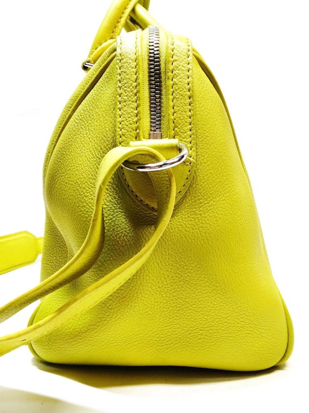 Authentic Louis Vuitton Sofia Coppola SC Bag PM Yellow Leather Satchel Crossbody - Picture 5 of 16